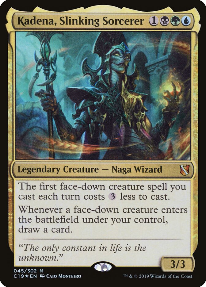 Kadena, Slinking Sorcerer card front