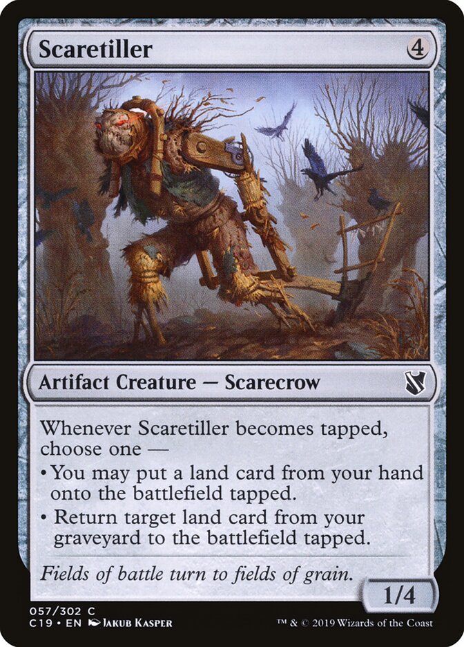Scaretiller card front