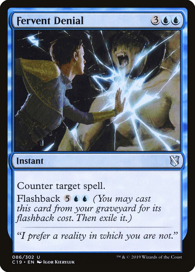 Fervent Denial card front