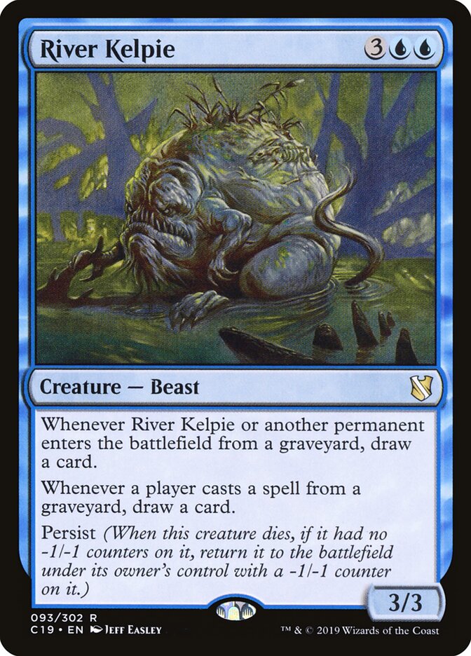 River Kelpie card front