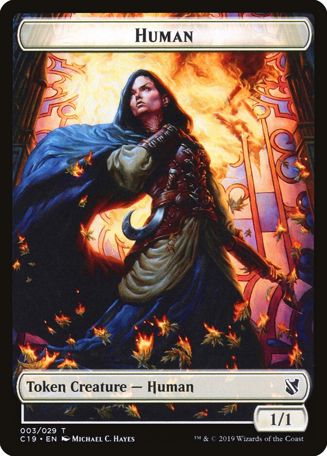 Human card front