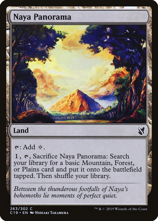 Naya Panorama card front