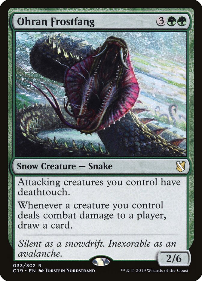 Ohran Frostfang card front