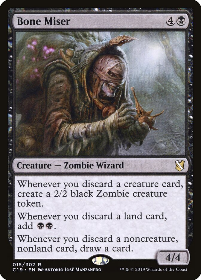 Bone Miser card front