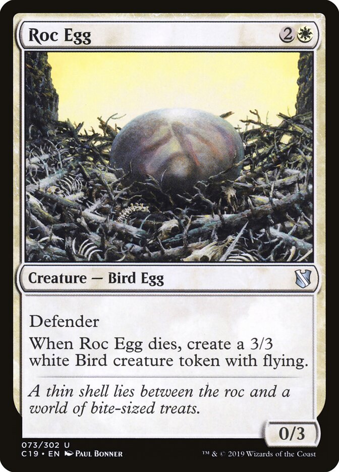 Roc Egg card front