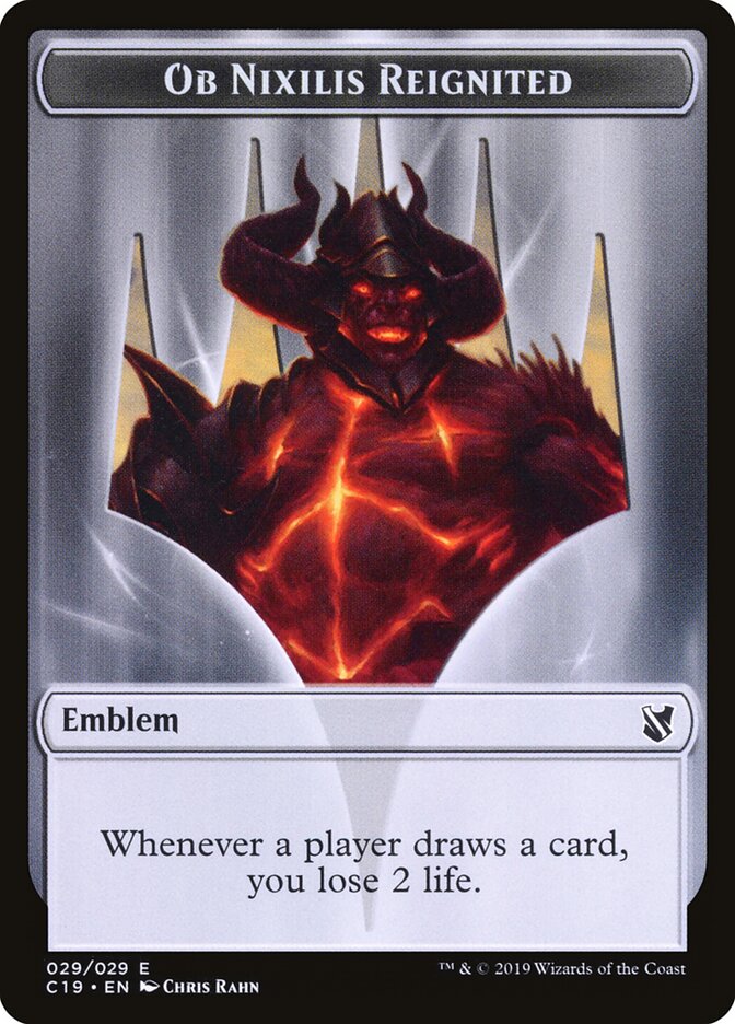 Ob Nixilis Reignited Emblem card front