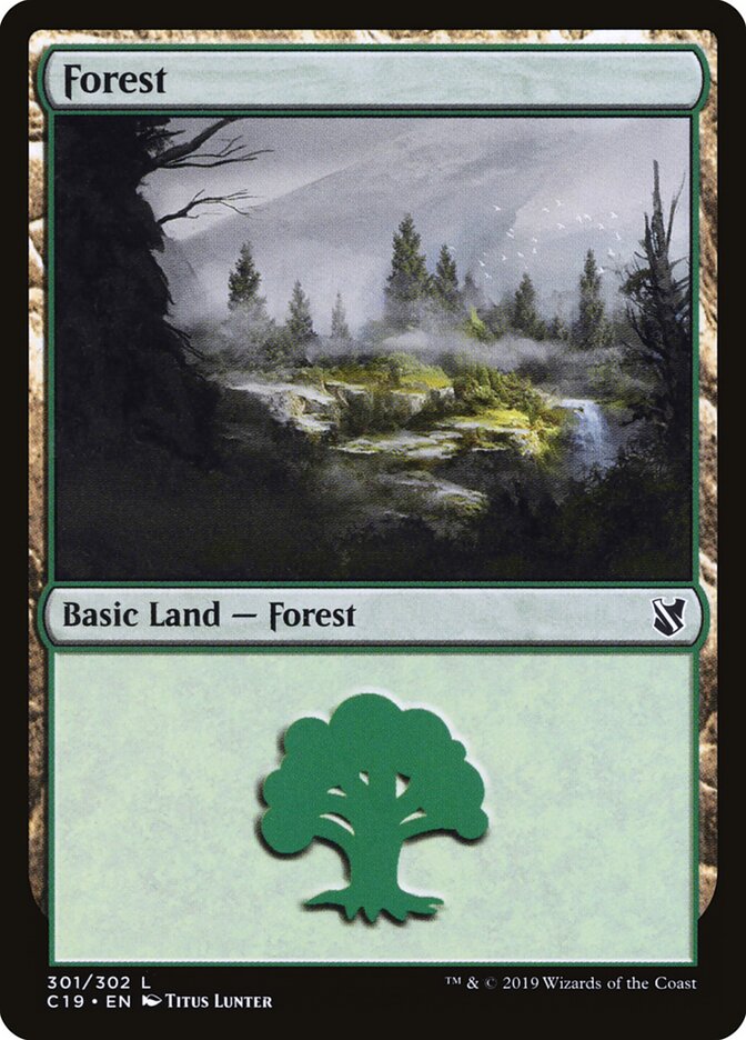 Forest card front