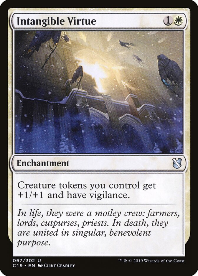 Intangible Virtue card front
