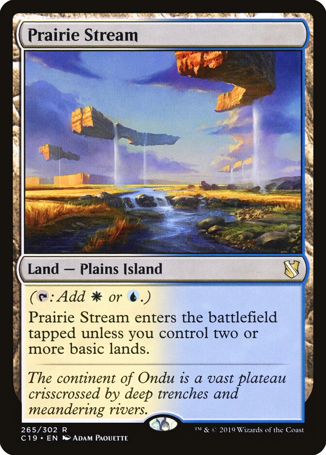 Prairie Stream card front