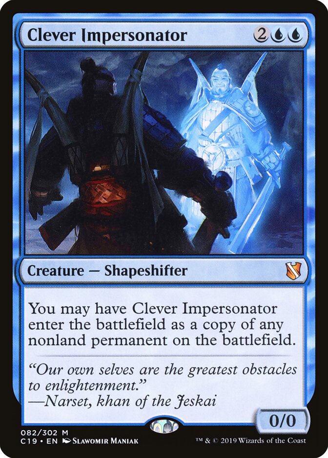 Clever Impersonator card front