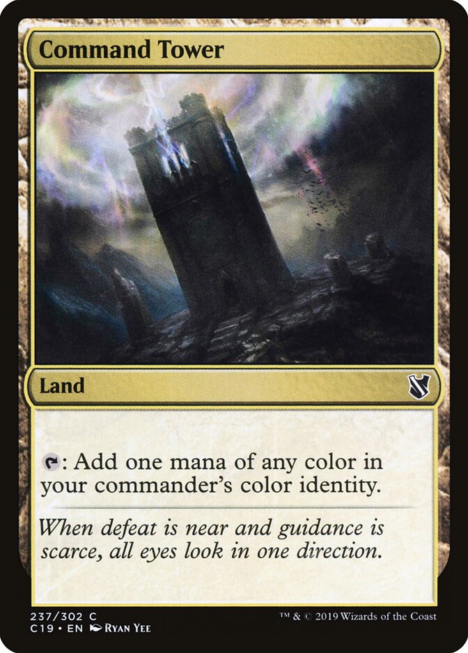 Command Tower card front