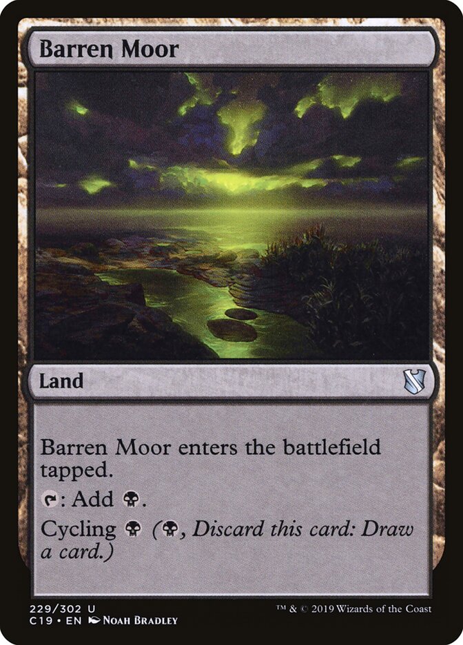 Barren Moor card front