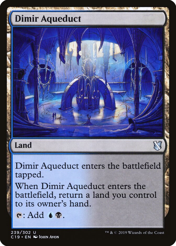 Dimir Aqueduct card front