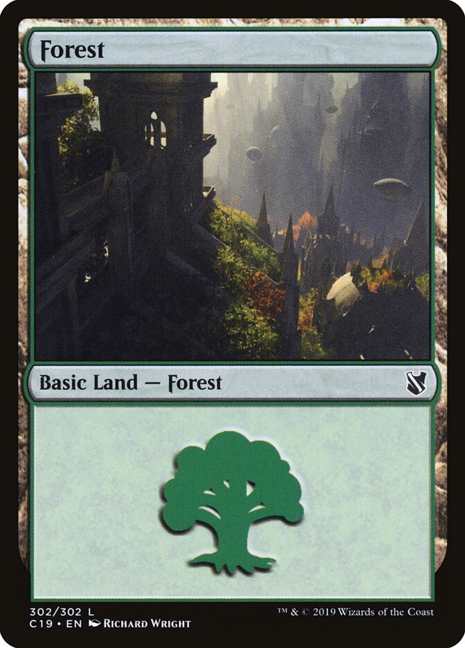 Forest card front
