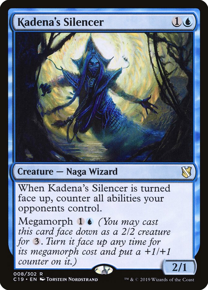 Kadena's Silencer card front