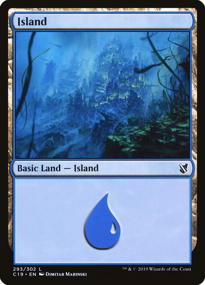 Island card front