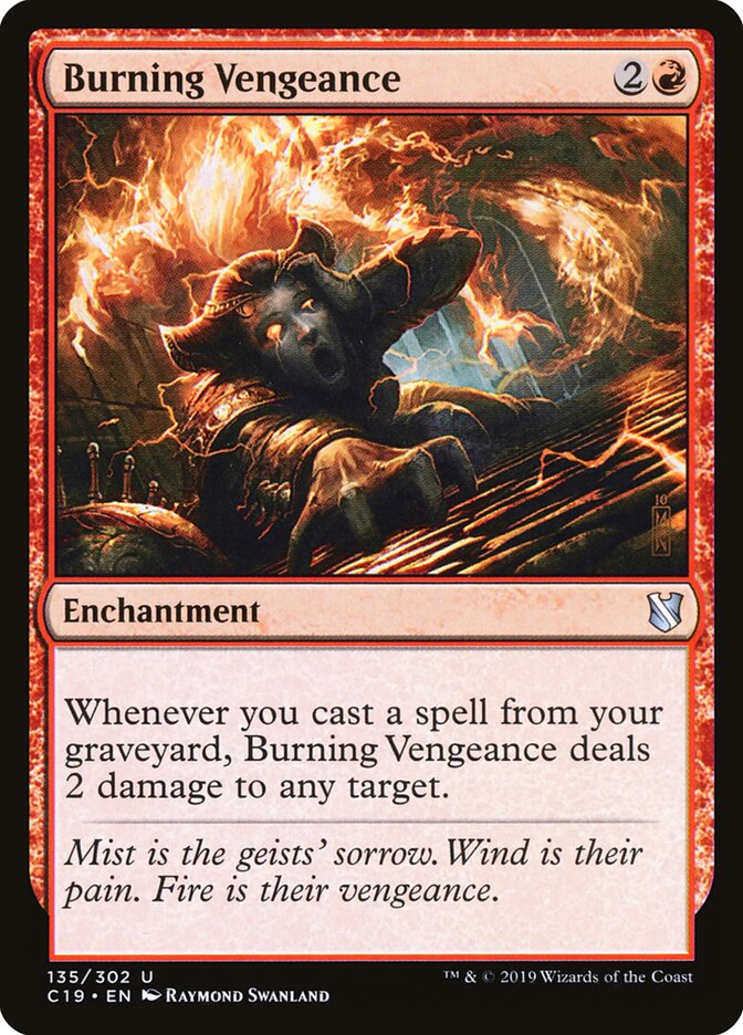 Burning Vengeance card front