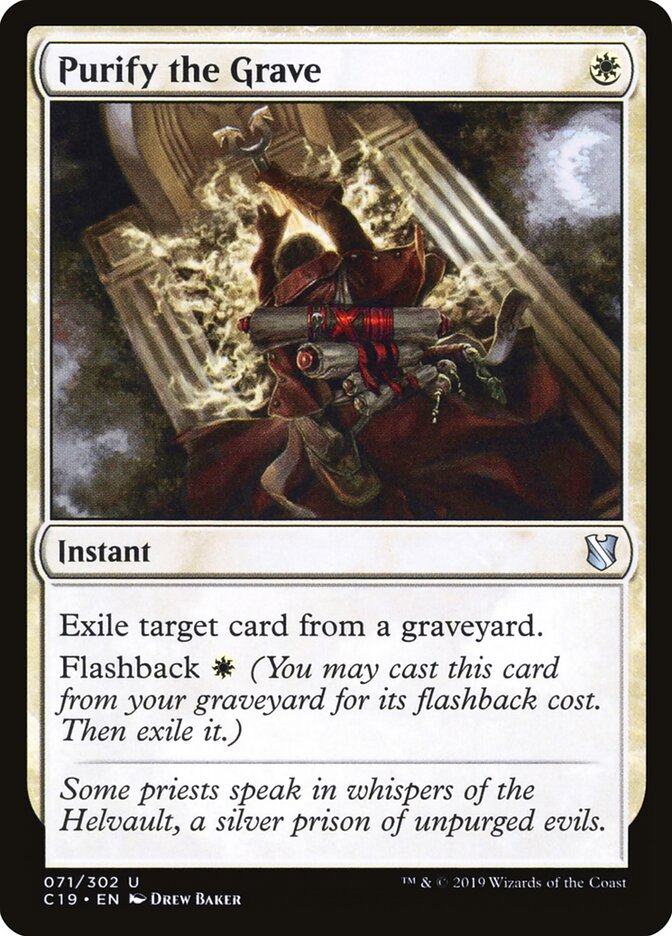 Purify the Grave card front