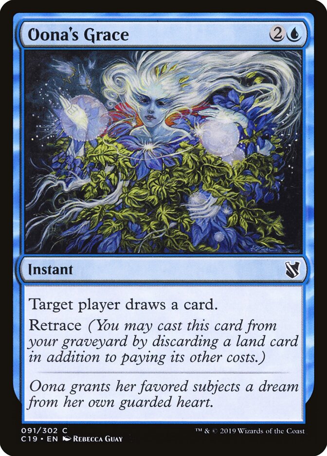 Oona's Grace card front