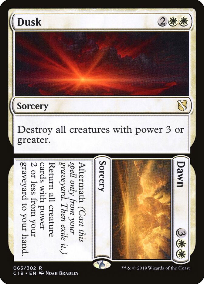 Dusk card front