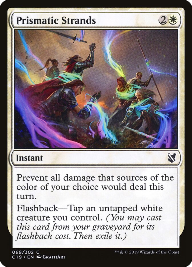 Prismatic Strands card front