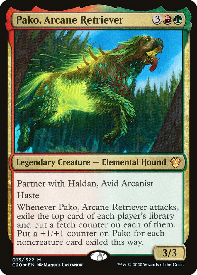 Pako, Arcane Retriever card front