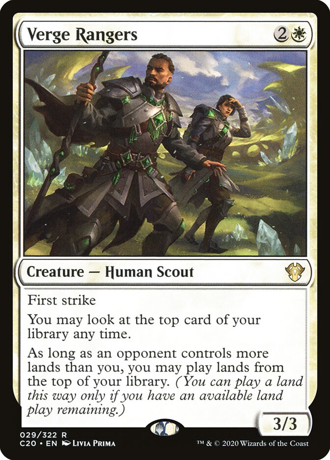 Verge Rangers card front
