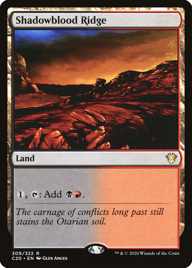 Shadowblood Ridge card front