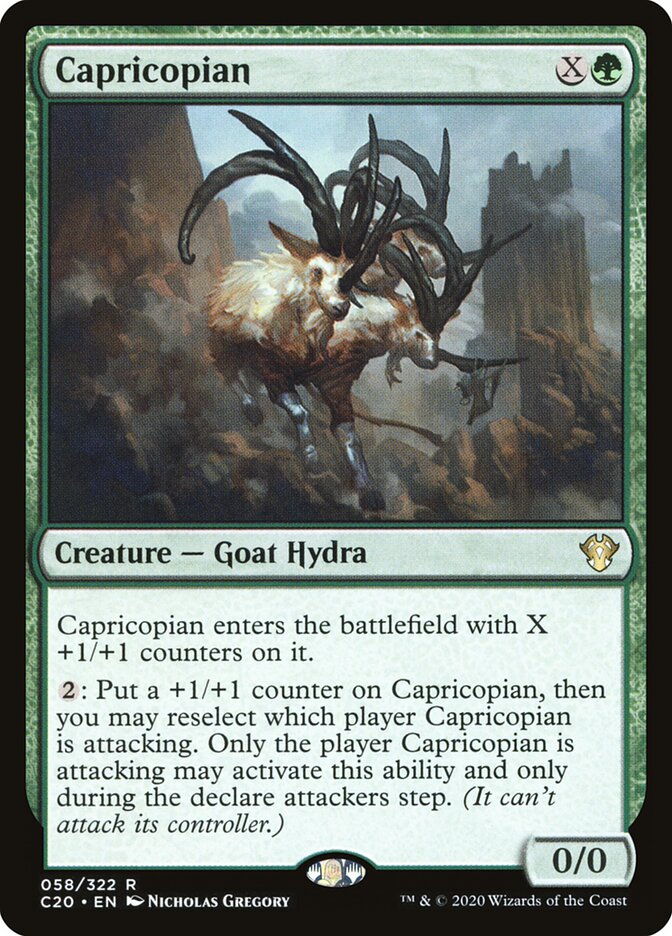 Capricopian card front