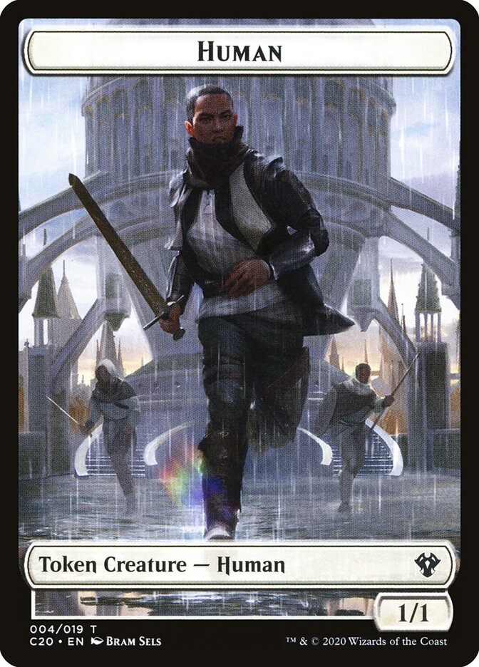Human card front