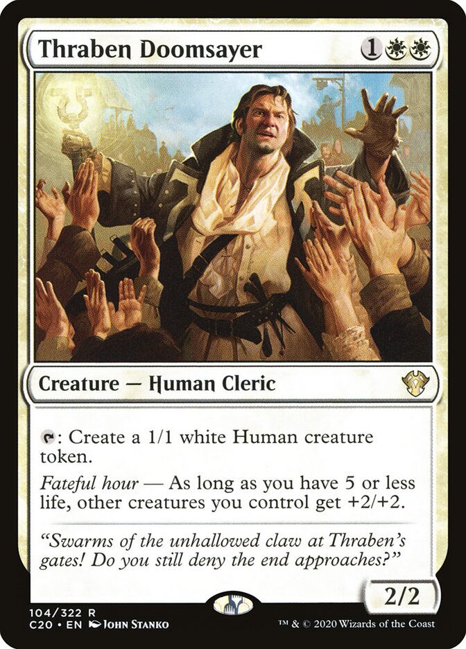 Thraben Doomsayer card front