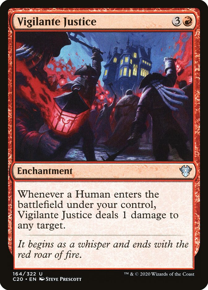 Vigilante Justice card front