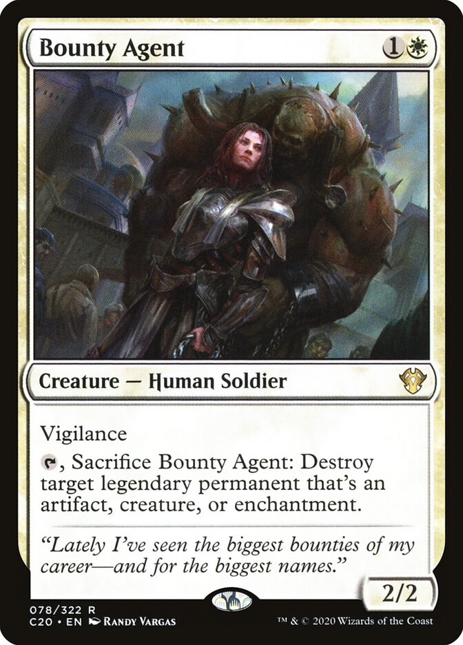 Bounty Agent card front