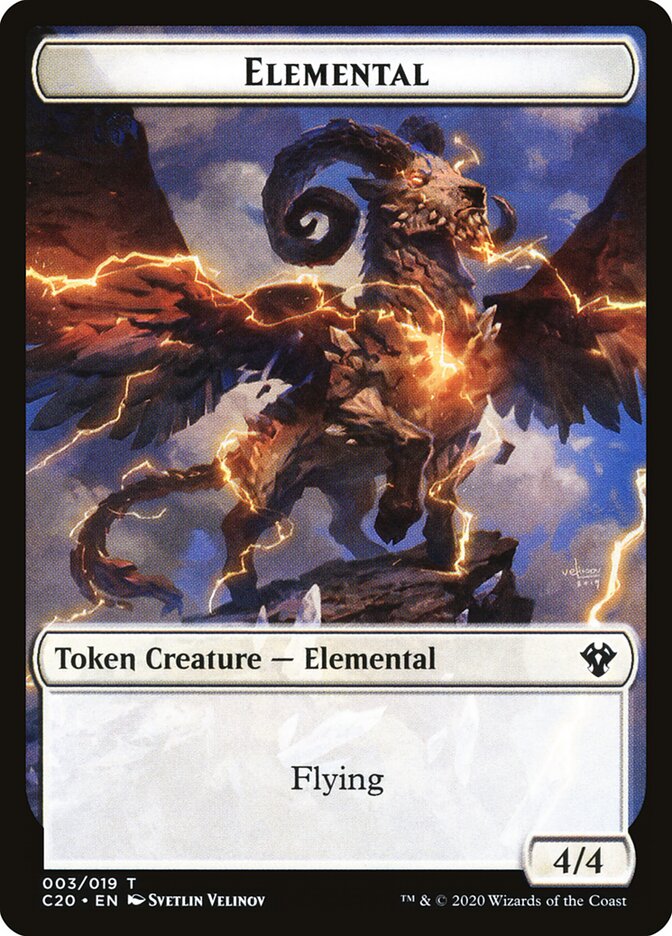 Elemental card front