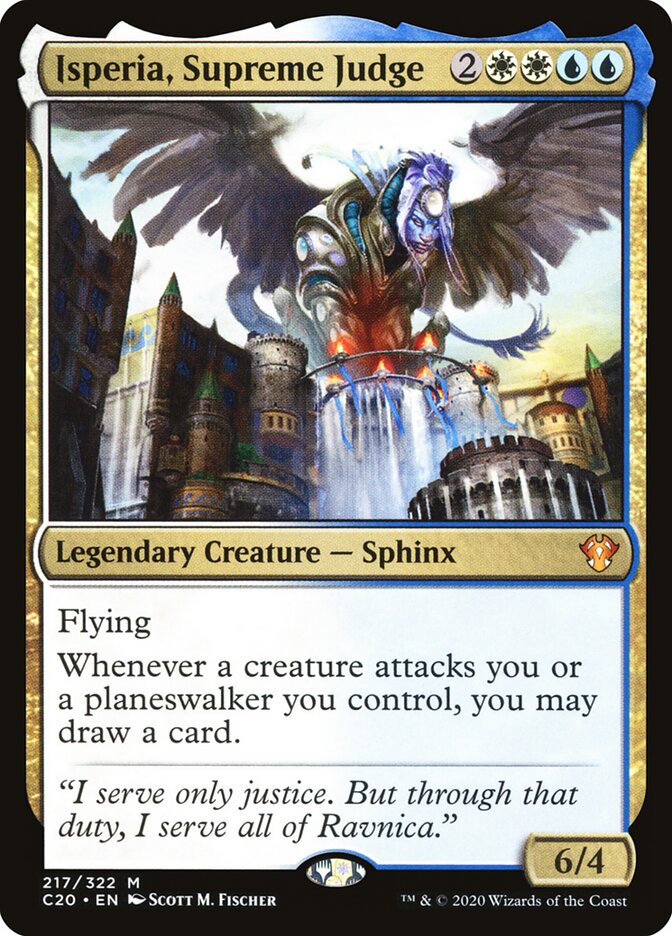 Isperia, Supreme Judge card front