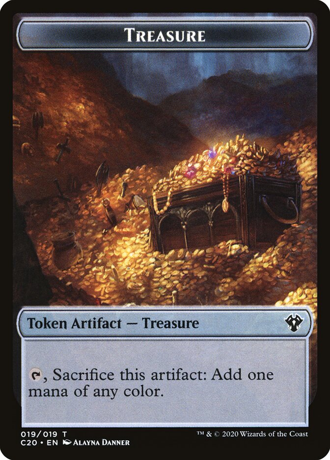 Treasure card front