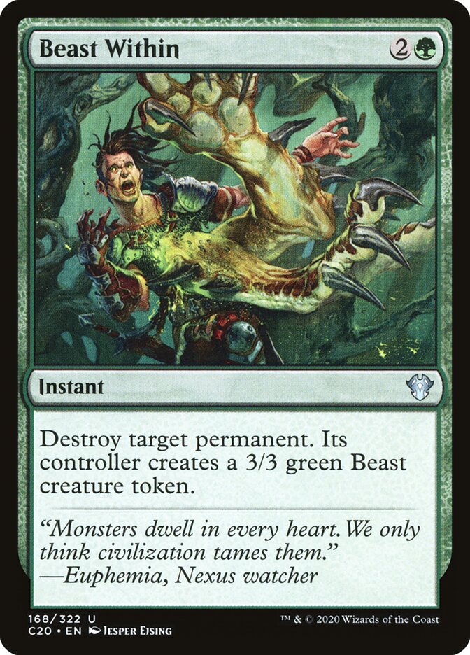 Beast Within card front