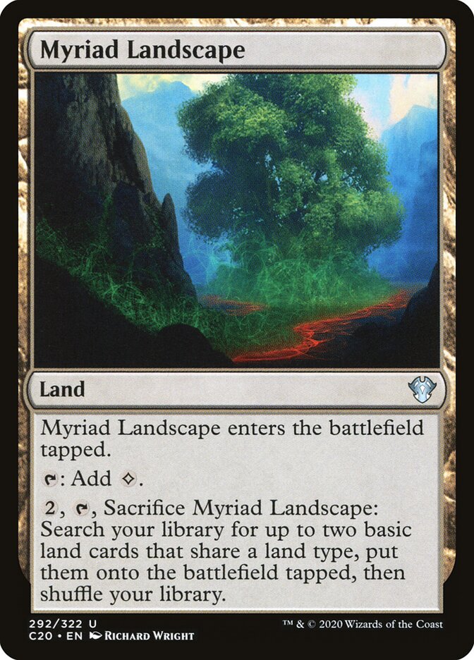 Myriad Landscape card front