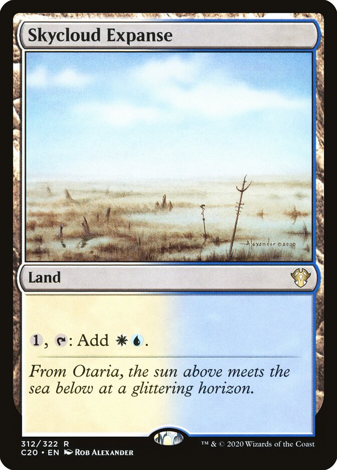 Skycloud Expanse card front
