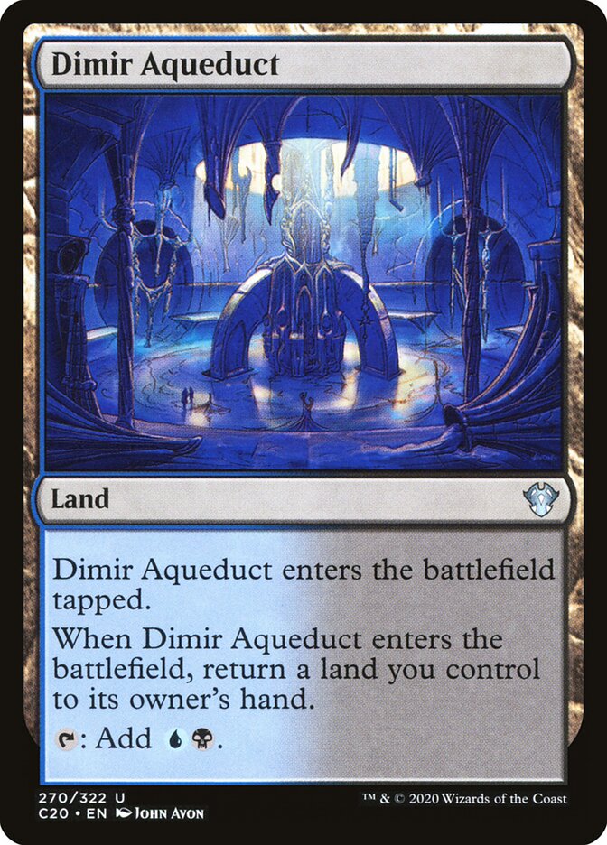 Dimir Aqueduct card front