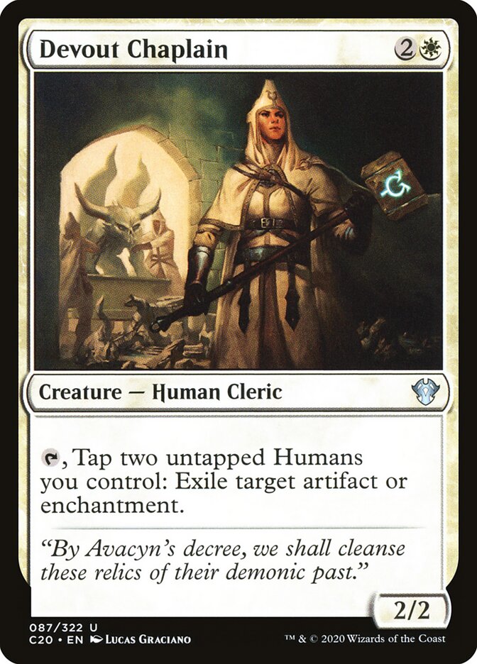 Devout Chaplain card front