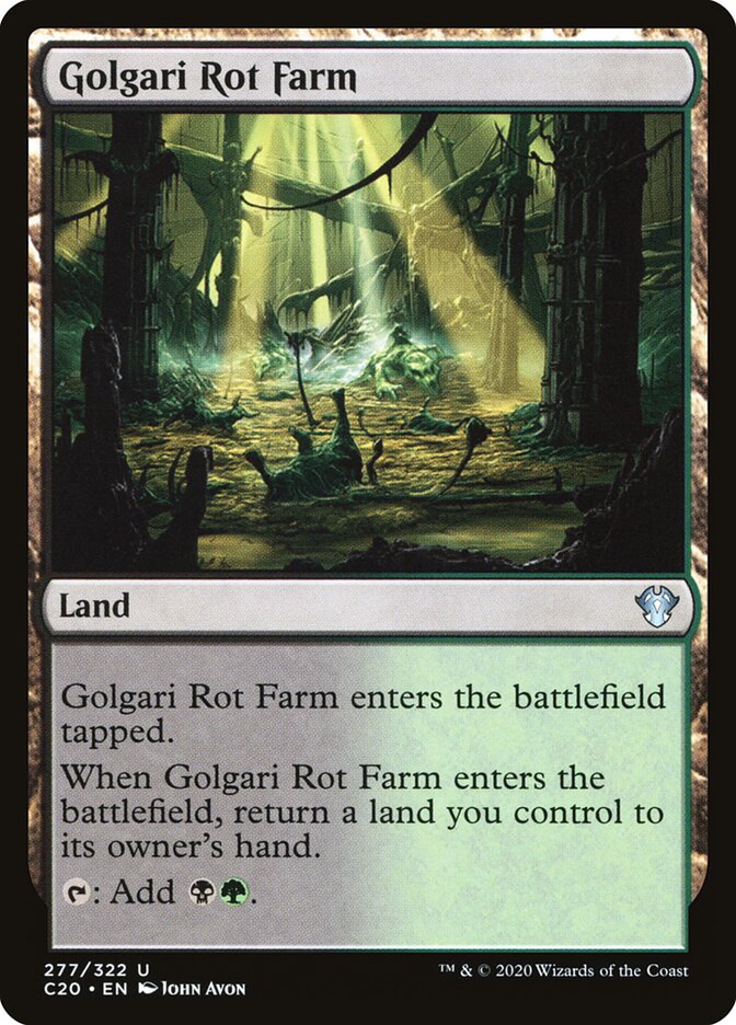 Golgari Rot Farm card front