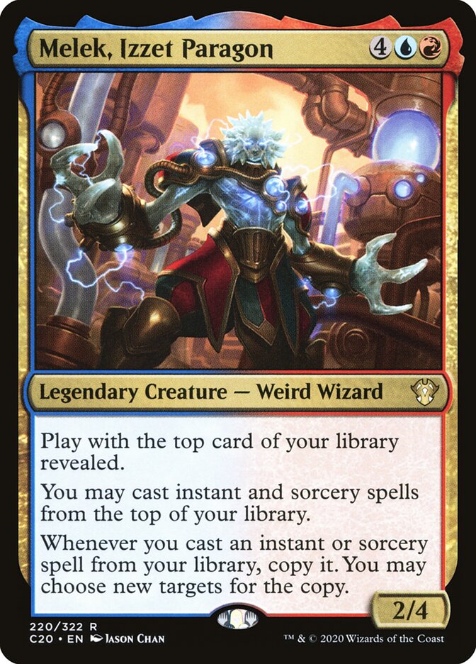 Melek, Izzet Paragon card front