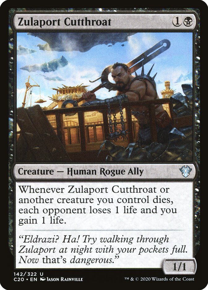 Zulaport Cutthroat card front