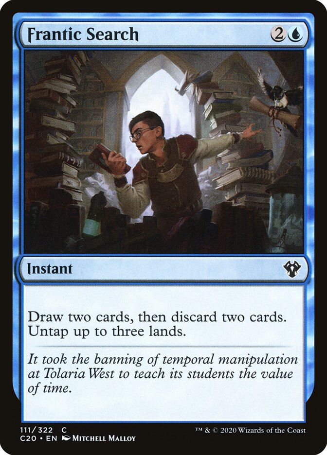 Frantic Search card front