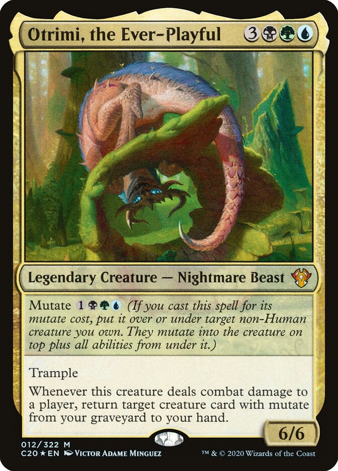 Otrimi, the Ever-Playful card front