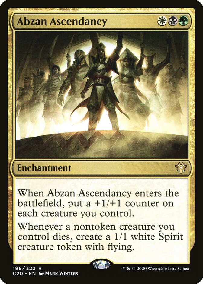 Abzan Ascendancy card front