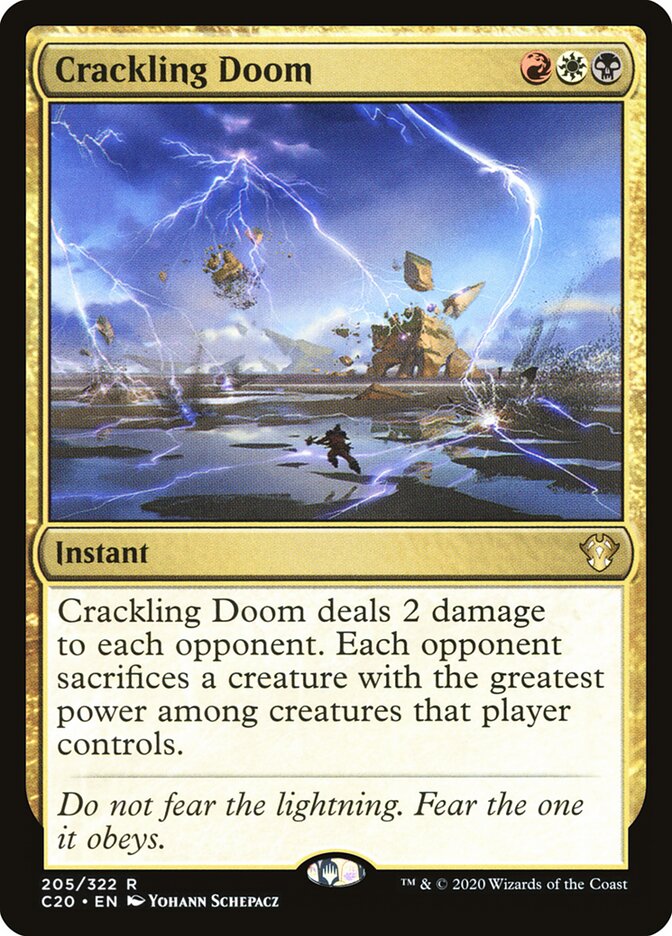 Crackling Doom card front