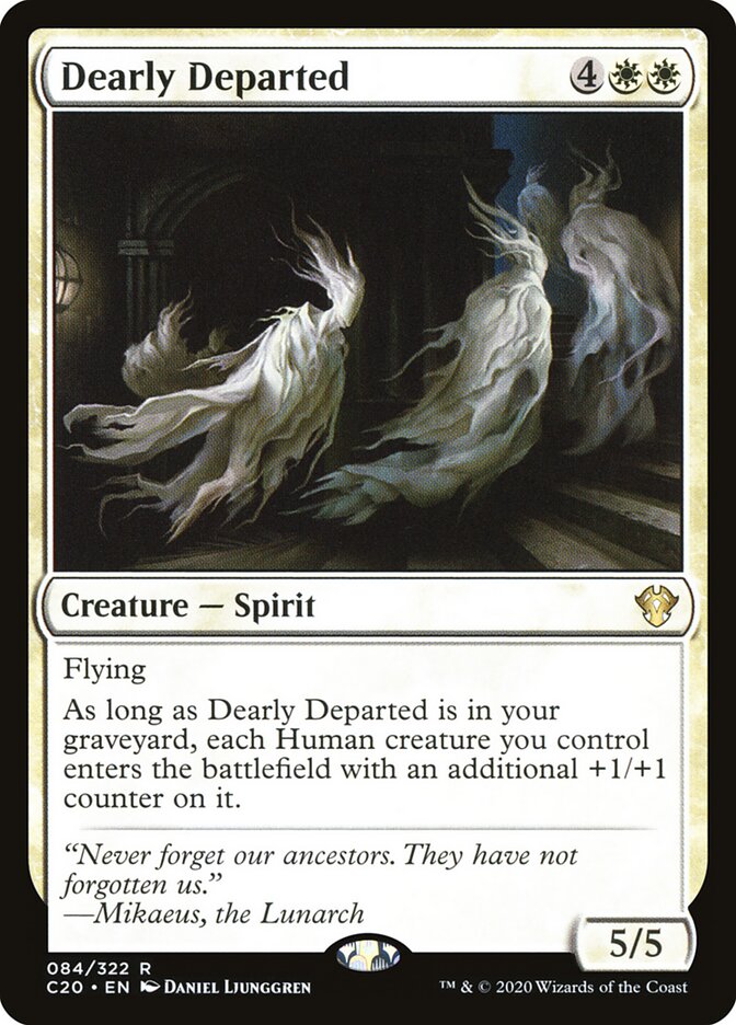 Dearly Departed card front