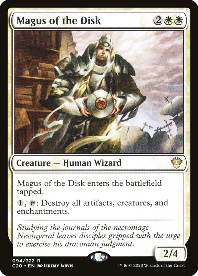 Magus of the Disk card front